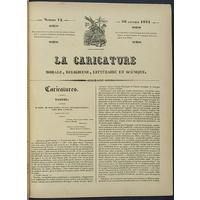 『La Caricature』ラ・カリカチュール 12号