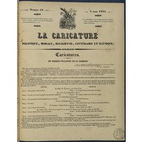 『La Caricature』ラ・カリカチュール 18号