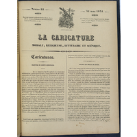 『La Caricature』ラ・カリカチュール 22号