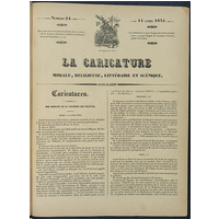 『La Caricature』ラ・カリカチュール 24号