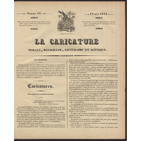 『La Caricature』ラ・カリカチュール 33号