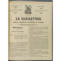 『La Caricature』ラ・カリカチュール 40号