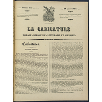 『La Caricature』ラ・カリカチュール 42号