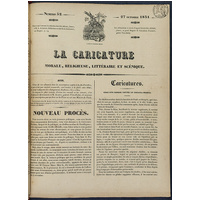 『La Caricature』ラ・カリカチュール 52号